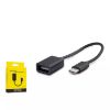 Hadron Hdx1015 Type-C To Usb F Kablo Siyah resmi