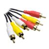 OEM 3 RCA + 3 RCA 1.5 METRE POŞETLİ STANDART RCA resmi