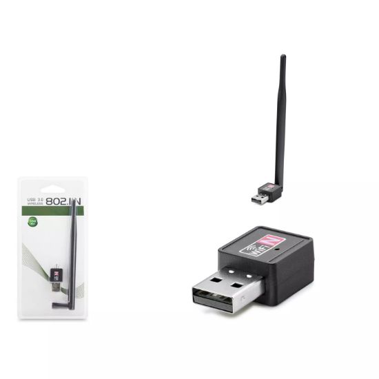 PIX-LINK WIRELESS ADAPTOR 300MBPS 5DBI TEK ANTEN resmi