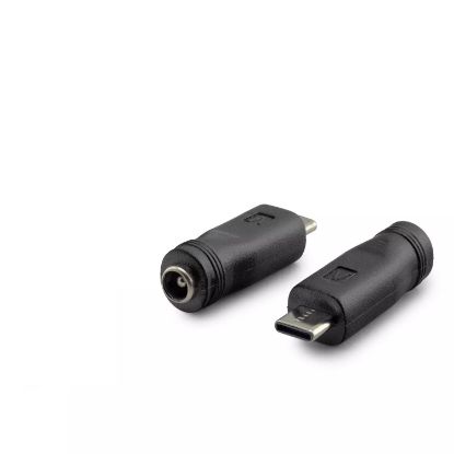 HADRON 5.5X2.5mm TO TYPE-C DC CONVERTER 1 ADET resmi