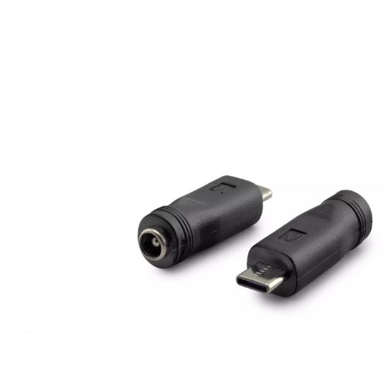 HADRON 5.5X2.5mm TO TYPE-C DC CONVERTER 1 ADET resmi