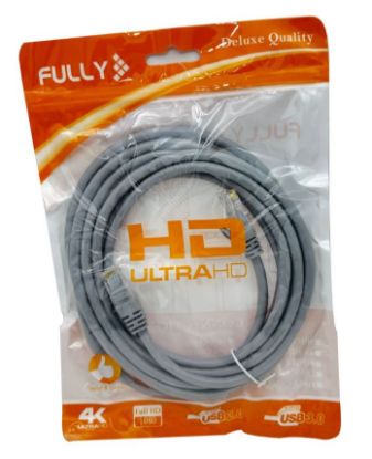 FULLY G-505V GRİ CAT6 KABLO 10 METRE  resmi