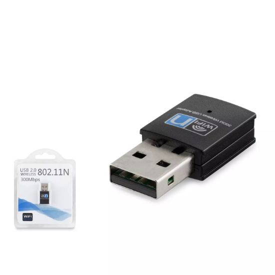 HADRON WIRELESS ADAPTÖR 300MBPS SİYAH resmi