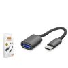 HADRON HDX1001S Type-C to USB OTG Adaptör - Siyah resmi