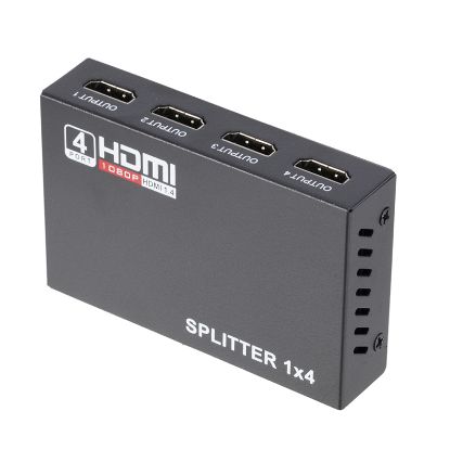 PM 4 PORT HDMI SPLİTTER DAĞITICI 1.4V 1080P 4KX2K resmi