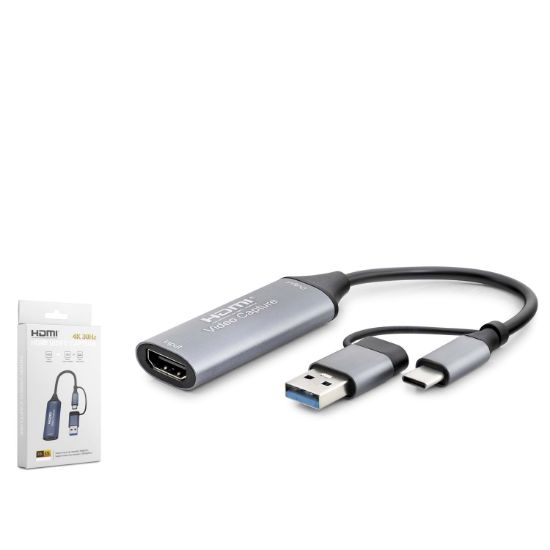 HADRON HDMI Video Capture Kartı Type-C + USB 3.0 resmi