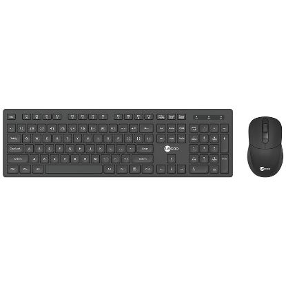 LENOVO LECOO KW201 KABLOSUZ SİYAH Q KLAVYE & MOUSE resmi