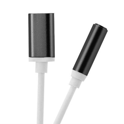Type C To 3.5mm Stereo Kulaklık Şarj Çevirici Dönü resmi