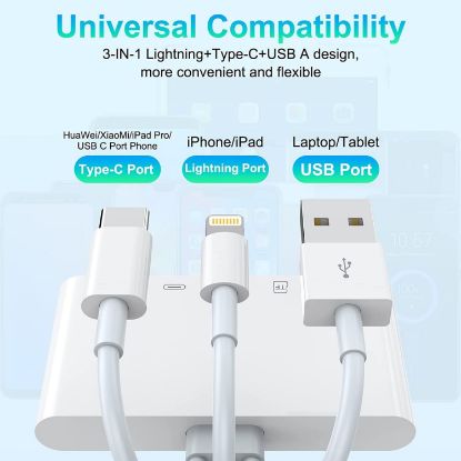 Alfais USB 3.0 Type-C Lightning To Sd, Tf Otg Kart resmi