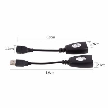 OEM HDX-5008 RJ45 TO USB E/D EXTENSİON 45MT ADP resmi