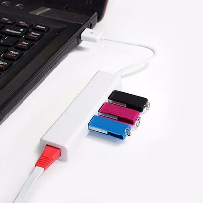Alfais Usb TO ETHERNET USB Hub Çoklayıcı resmi