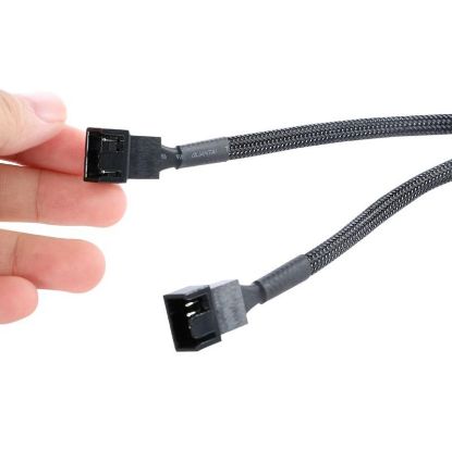 Alfais Fan Çoklayıcı 2 Port Y Pwm 4 Pin Çoklayıcı  resmi