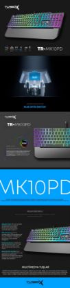 Turbox TR-MK10PD USB Kablolu (Siyah) Rgb MEKANİK resmi