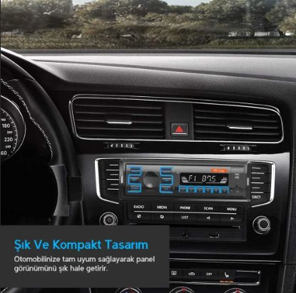 MAGICVOICE ÇİFT USB/SD/FM/AUX/BLUETOOTH UK'LI MEKA resmi