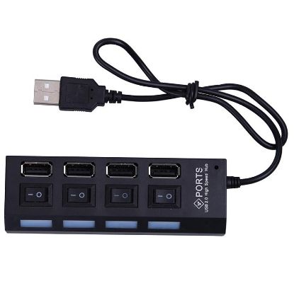 Alfais 4 Port Usb 2.0 Hub Çoğaltıcı Çoklayıcı Anah resmi