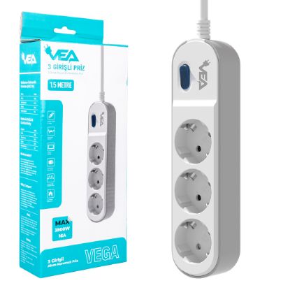 VEA VE-VEGA103 A CLASS 3'LÜ ANAHTARLI 1.5 M AKIM K resmi