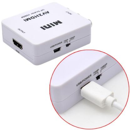 OEM RCA AV TO HDMI ÇEVİRİCİ CONVERTER resmi
