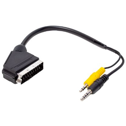 UYDU ALICISI AV KABLO 3.5 MM ST ERKEK/SCART KABLO  resmi