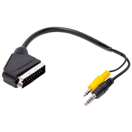 UYDU ALICISI AV KABLO 3.5 MM ST ERKEK/SCART KABLO  resmi