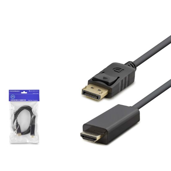 HADRON DisplayPort to HDMI Kablo 4K 30 Hz 1.8 m resmi