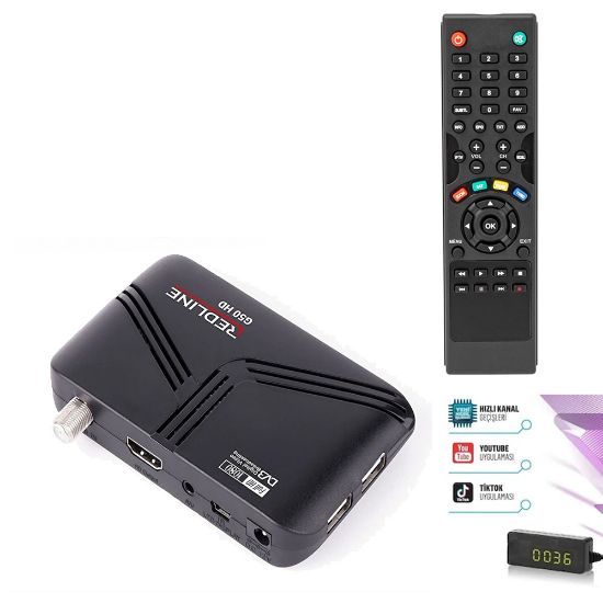 Redline G-50 Pro Full HD Uydu Alıcı Usb TKGS IP WI resmi