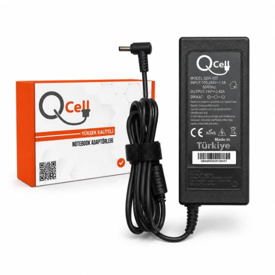 QCELL 19V 3.42A (3.5*1.35mm) Casper Uyumlu Adaptör resmi