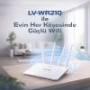 PIX-LINK WIFI REPEATER + ROUTER + AP 300Mbps BEYAZ resmi