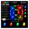 OEM 12cm Kasa Fanı - 4 Renk - 4 Led li resmi